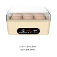 thumbnail image 2 of Billuyoard Instale una cubierta transparente sin esfuerzo Temperatura de aire caliente ajustable Giro automático de huevos Fácil de observar Incubadoras de huevos Semiautomático, 2 of 6