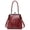 Red, variant on BadPiggies Retro PU Leather Handbags for Women, Kiss Lock Crossbody Tote Bag Stylish Shoulder Purses - Coffee