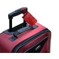 4 Red Jelly Luggage Tags High Visibility Travel Tags Make it Easy to
