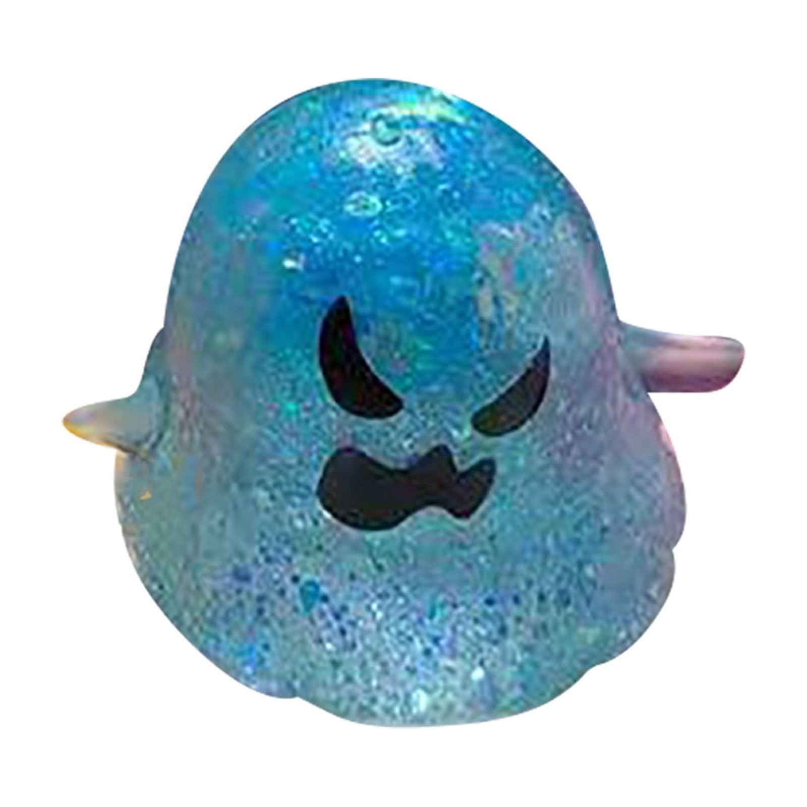 Fufafayo 4Pcs Ghost Sensory Ball, Stress ReliefToyFor Adults, Cute Dough Ball Stuffed Bun, Soft Decompression Dough for Anxiety, Desk Decor for Office Bedroom Living Room