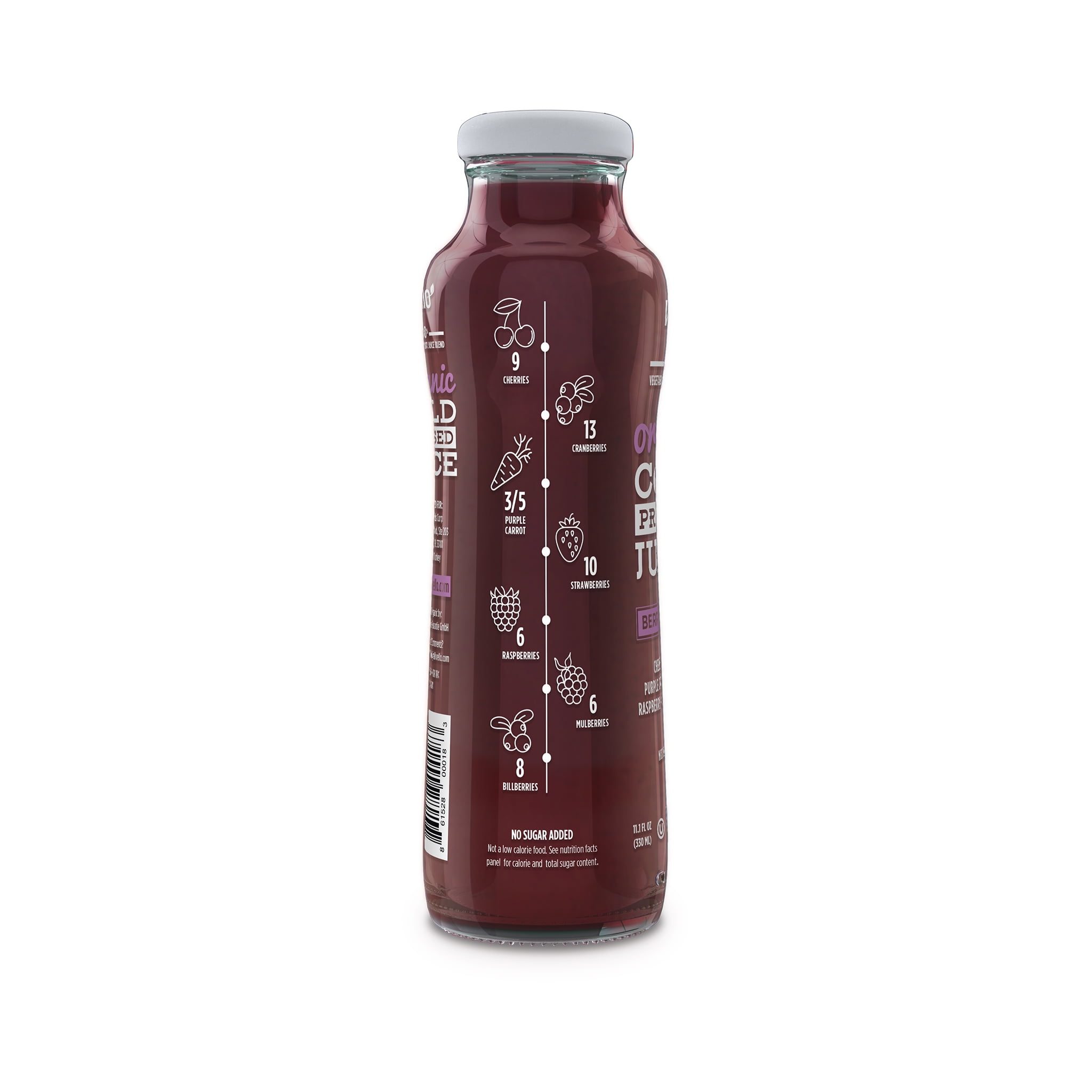 AllWellO Berry Delight Organic Cold-Pressed Juice - 11.1 fl oz - 6 Pack