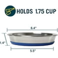 Our Pets Paletta Per Cibo In Acciaio Inox – Capacità 1 Tazza, Finitura Spazzolata, Lavabile In Lavastoviglie