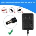 thumbnail image 2 of Cargador de 6V para Auto Eléctrico para Niños, Adaptador de Corriente de Reemplazo de 6 Voltios para Vehículo de Juguete Eléctrico, 2 of 6