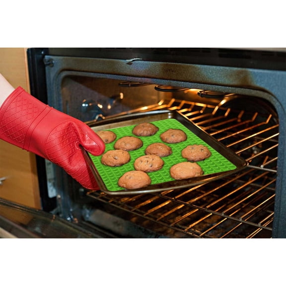 Non-Stick Silicone Baking Mat Set for Cooking and Easy Oven Grilling