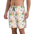 thumbnail image 2 of Fotbe Cute Baby Dinosaurs Trajes de Baño Estampados para Hombre, Shorts de Verano de Secado Rápido, Ropa de Playa, Bañadores-X-Large, 2 of 6