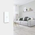 thumbnail image 4 of BSEED US Glass Panel Touch Sensor Capacitive Touch Wall Light Switch 1 Gang 1 Way White, 4 of 5
