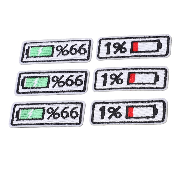 Parches Termoadhesivos, 6 Parches De Tela Vaquera Para Mochila, Chaqueta, Sombrero Anggrek Jacket Patches