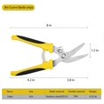 thumbnail image 3 of Hoja curva Tin Snips TOOLMAK de acero inoxidable de alta resistencia de 20 cm, 3 of 6