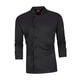 thumbnail image 4 of Chaqueta de chef Camisa de chef para servicio de alimentos Uniforme de trabajo de cocina Restaurante de cocina Negro, 4 of 8