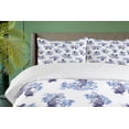 thumbnail image 4 of Ambesonne Animal Duvet Cover Sets, Japanese Style Carp, 2-King, Dark Blue, 4 of 7