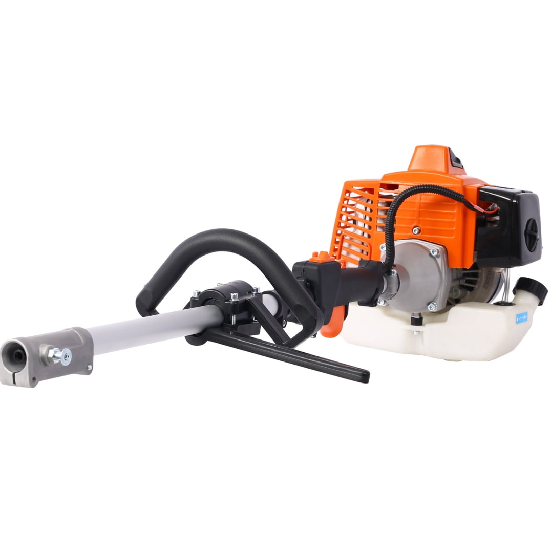 4-in-1 Gas Trimming Tool, 63CC 2-Cycle Garden Tool with Pole Saw, Hedge Trimmer, Grass Trimmer, Brush Cutter, EPA Compliant