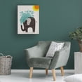 thumbnail image 3 of Canvas Wall Art - Treechild 'Funny elephant' Wall Art for Living Room, Bedroom, or Office D?cor by Trademark Fine Art - 24 x 32 Inches, 3 of 4