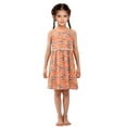 thumbnail image 6 of Girls Dress Christmas Crocodile Sleeveless Dress for Girls Hem A-Line Casual Sundress, 6 of 7