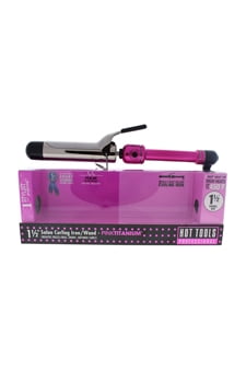 hot tools pink titanium curling iron