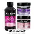 thumbnail image 4 of MIA SECRET 4 oz LIQUID MONOMER + Acrylic Powder 2 oz Clear & Multibalance (Natural Pink) -Made in USA, 4 of 7