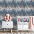 thumbnail image 3 of Modern Industrial Weathered Concrete Texture Blue Gray Paint Rust Stains Wall Mural 23.6in x 9.8ft Self Adhesive Removable Wall Paper Renter Friendly Wallpaper for Bedroom Cabinets, 3 of 8