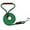 Green, variant on Heavy Duty Nylon Rope Dog Leashes with With comfortable and durable leather handles, handmade dog leash using strong Nylon rope for Small Medium and Large Dogs