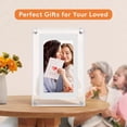 thumbnail image 3 of 5 Inch Acrylic Picture Frame with 2GB Memory and 1000mAh Built-in Battery That Plays Slideshow Motion Video Frameo with Sound, Perfect for Home Decor and Heartfelt Gifts, 3 of 7