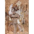 thumbnail image 2 of Wiley, Marta 18x24 Gold Ornate Wood Framed with Double Matting Museum Art Print Titled - Festive Dancer, 2 of 4