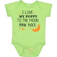thumbnail image 3 of Inktastic I Love My Poppy to the Moon and Back Boys or Girls Baby Bodysuit, 3 of 5