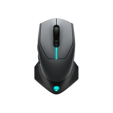 Alienware - AW610M-D Wired/Wireless Optical Gaming Mouse with RGB Lighting - Dark Side of the Moon