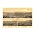 thumbnail image 6 of 1877 Map of Los Angeles California - Vintage Map Panoramic Birds Eye View of Los Angeles, Wilmington and Santa Monica - Los Angeles Decor - Los Angeles Map Art, 6 of 8