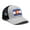 Grey/Black, variant on Premium Colorado Flag Hat Men and Women – Snapback Trucker Baseball Cap by International Tie (Grey/Black)