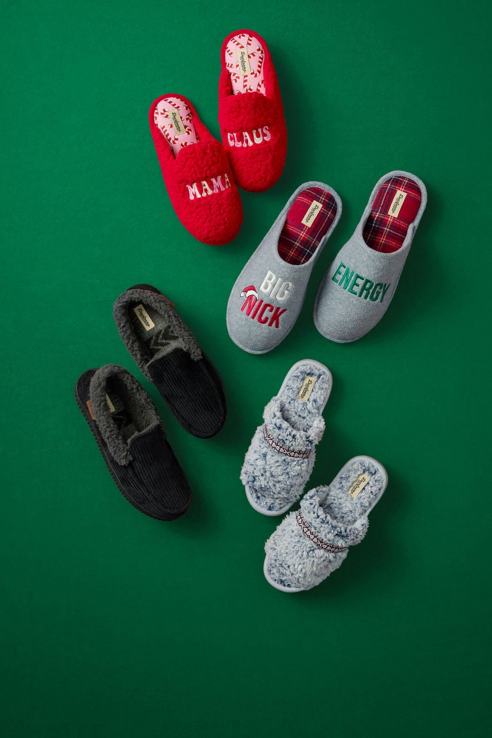 Dearfoams Cozy Comfort Men's Big Nick Scuff Slippers