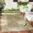 thumbnail image 3 of SAFAVIEH Courtyard Jaki Traditional Indoor/Outdoor Area Rug, 9' x 12', Green/Beige, 3 of 10