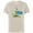 Natural, variant on Kang and Kodos Earth Capital - Short Sleeve Cotton T-Shirt for Adults - Customized-Red
