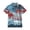 Navy, variant on Men's USA 250th Anniversary American Flag Palm Tree Polo Shirt Patriotic Casual Short Sleeve America 250 Merchandise