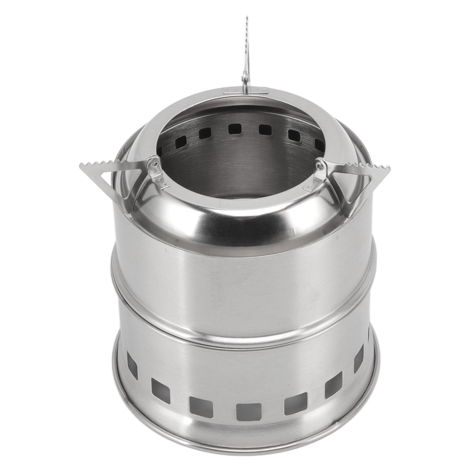 Grille Réglable Feu De Bois Support Pliable Pour Feu De Camp Ou Réchaud - En Acier Inoxydable - Hauteur Réglable - Pour Randonnée, Camping, BBQ Support Pot Réglable