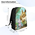 thumbnail image 4 of Cute Ee-v-ee Backpack Large Capacity Portable Backpacks Lightweight Bags Daypack Outdoor Travel, 4 of 8