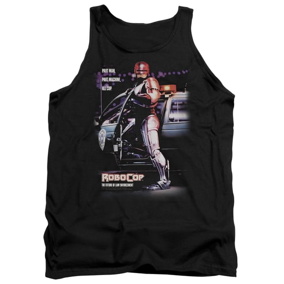 Robocop Poster Adult Tank Top Black