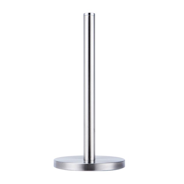 Ounissouiy Solución de ahorro de espacio de acero inoxidable Soporte y organizador de cocina multifuncional Soporte de inodoro duradero Juegos de accesorios de baño D15*32.5 cm
