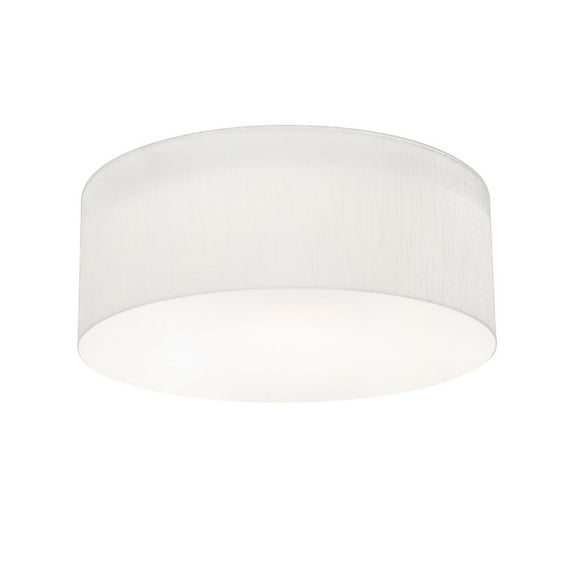 ANF1214MB-LW AFX Anton - 2 Light Flush Mount In Modern Style-4.75 Inches Tall and 12.25 Inches Wide-Linen White Finish
