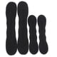 thumbnail image 2 of Fabricante de Moño Mágico (4 Pequeños, 4 Grandes) Moldeador de Moño de Esponja de Espuma Accesorios para el Cabello (Negro), 2 of 5