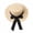 A, variant on Gardening Hat for Men Women Flat Top Linen Like Hat Ribbon Bowknot Cool Sun Hat Semi Visor