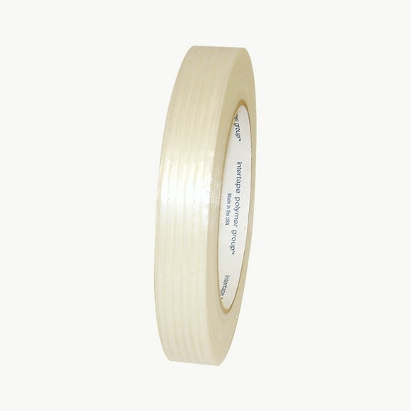 Intertape RG300 Utility Grade Filament Strapping Tape: 3/4 in x 60 yds. (White)
