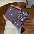 thumbnail image 4 of Glitter Bling Case for iPhone 15, Luxury Sparkly Diamond Rhinestones with Camera Lens Protector & Glitter Paper Soft TPU Plating Bumper Women Girls Slim Phone Case for iPhone 15 6.1" (Silver), 4 of 4