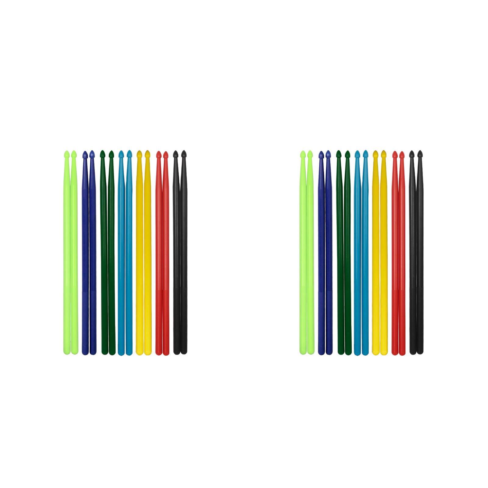 TAILTOSS  14Pairs 5a Nylon Drumsticks Durable Comfortable Grip for Music Playing