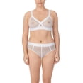 thumbnail image 2 of Bralette sin aros y copa suave para mujer DKNY Sheers blanca, 2 of 4