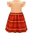 thumbnail image 3 of Kids Girls Mirabel Dress Short Sleeve Cosplay Halloween Cosplay Fancy Party Dress Up Outfits 3-9T, 3 of 7