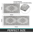 thumbnail image 2 of Boho Kitchen Rug Sets 2 Piece with Runner Farmhouse Rubber Kitchen Mats for Floor Non Slip Washable Thin Kitchen Area Rug Floor Mat Waterproof Hallway Laundry Room Runner Rug, 2 of 6