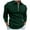 Dark Green, variant on JTieacloth Button Casual Tee Collared Men New Striped Zipper Shirt Lapel Shirt Long Sleeved T Shirt Autumn And Winter Business Casual Jacket Blue L