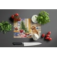 thumbnail image 3 of Carolines Treasures DAC3804LCB 15 x 12 in. Unisex Golden Retriever Christmas Cookies Glass Cutting Board, 3 of 5