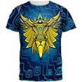 thumbnail image 1 of Glowing God Lion Gold Mens T Shirt Multi MD, 1 of 2