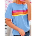 thumbnail image 2 of Cotton Blue Raglan Short Sleeve Sweatshirt, 2 of 7