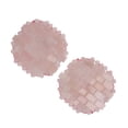 thumbnail image 2 of Máscara De Ojos De Jade Máscara De Ojos De Cuarzo Rosa, 2 Piezas Almohadilla De Ojos De Cuarzo Rosa Alivio De La Migraña Eliminar Arrugas Hinchazón Cubierta De Ojos De Enfriamiento De Cuarzo, 2 of 5