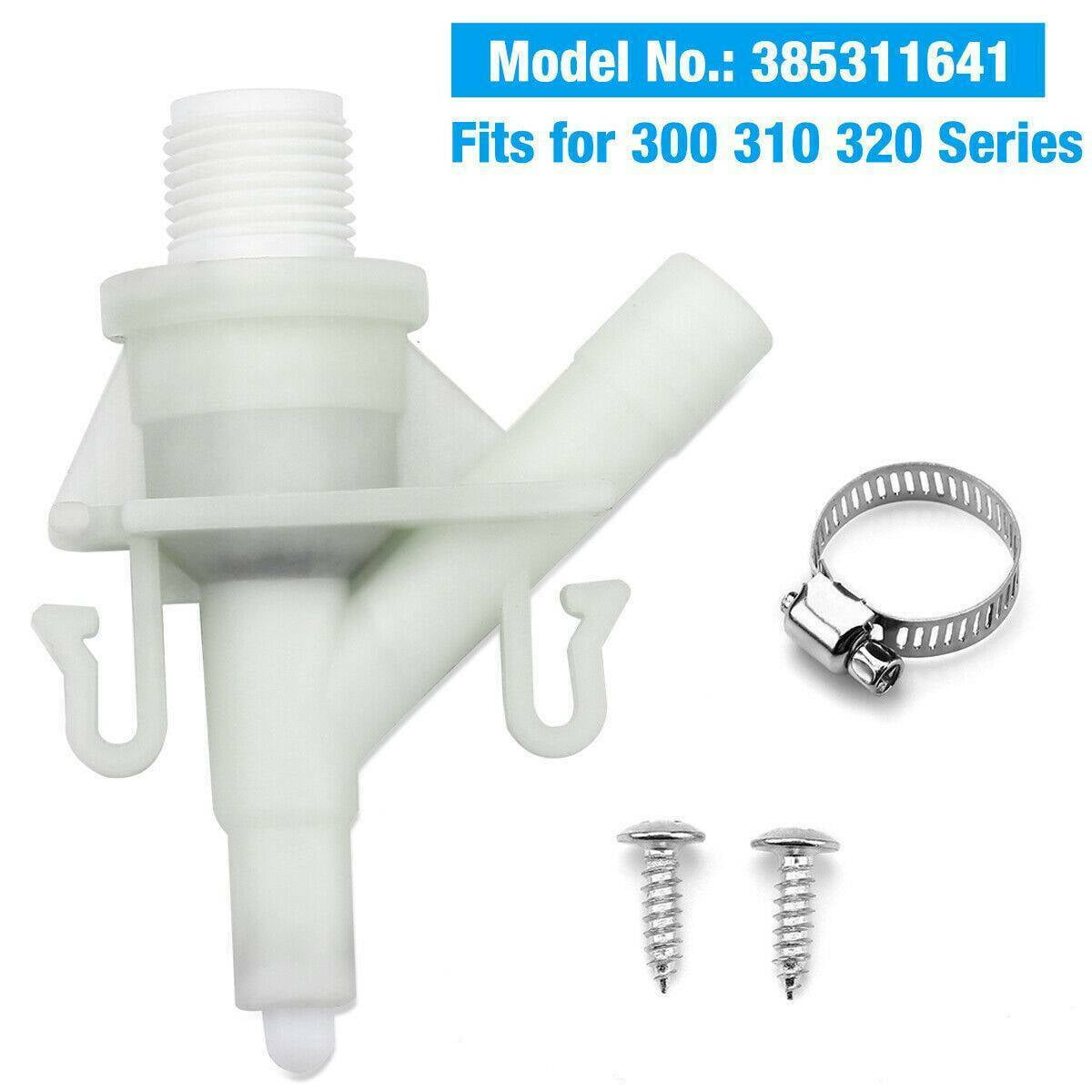 iFJF Durable Plastic Water Valve Kit 385311641 for 300 310 320 series - for Sealand marine toilet replacement